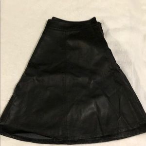 Leather Skirt